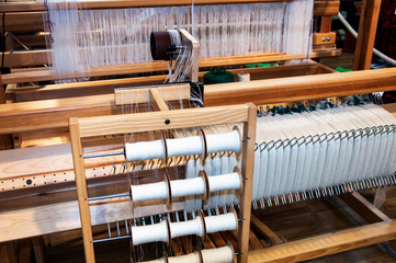 Old wooden loom