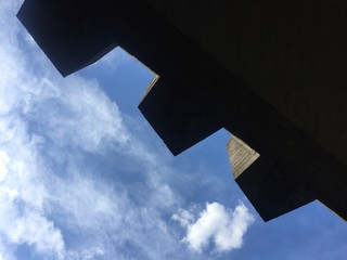 Sky and ground, easy and complex, air and stone - all are two sides of our so contrast world