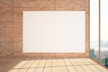 Interior with billboard