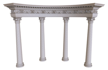 Stone colonnade