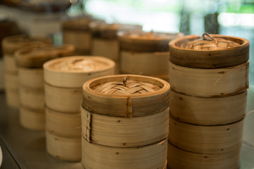 Display of Dim Sum. 