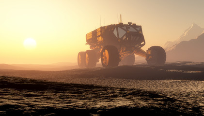 Fototapeta premium Space transport