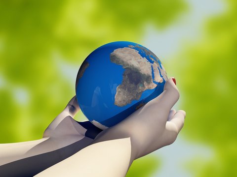 Model of the globe