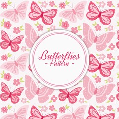 Butterflies pattern