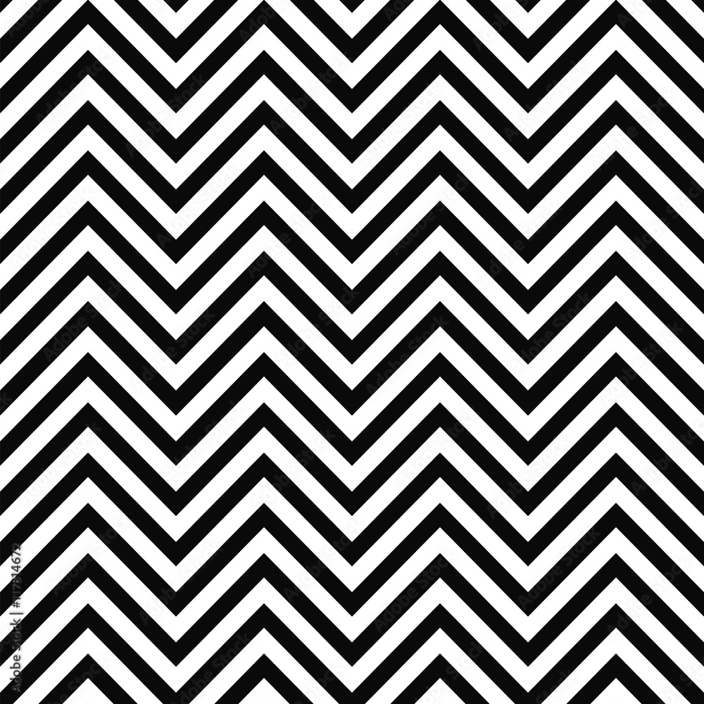 Poster MODERN ZIG ZAG PATTERN Classic chevron seamless pattern. vector illustration pattern for website design or print