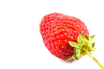 Small Strawberry on white