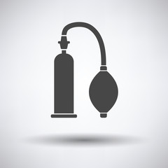 Obraz premium Vacuum penis machine icon