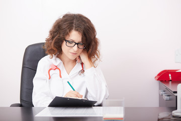 young woman doctor