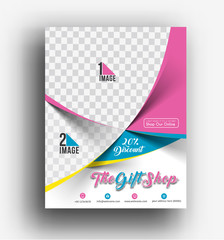 Gift Shop Flyer & Poster Cover Template