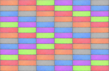 Beautiful color of brick wall texture background.