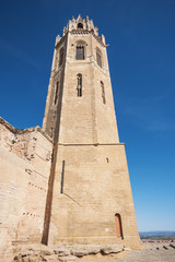 Fototapeta na wymiar La Seu Vella cathedral in Lleida, Catalonia, Spain.