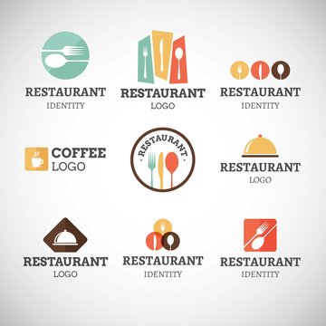 Restaurant modern logo collection