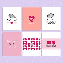 Lovely Valentine Day Card Collection