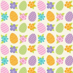 Fototapeta premium Colors Easter eggs pattern