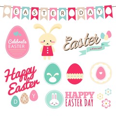 Cute Easter ornament collection