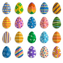 Colorful Easter Egg Collection