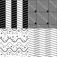 Abstract pattern in black and white