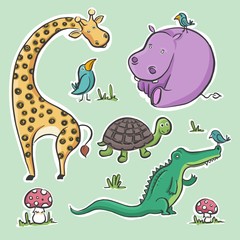 Flat Animal Collection