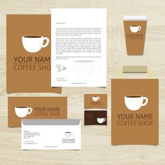 Coffee Shop Stationery Design
