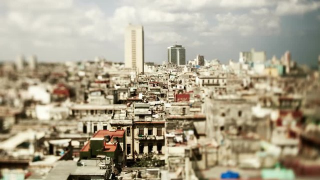 the havana skyline in cuba