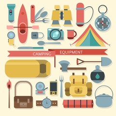 Flat Camping Equipment