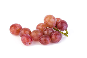 grapes isolated on over white background