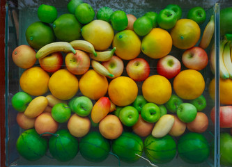 Many varieties  fruits collected of backgrounds