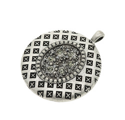 Vintage pendant isolated on white