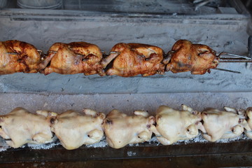 Kömürde piliç çevirme