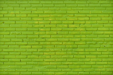 Green brick wall pattern and design