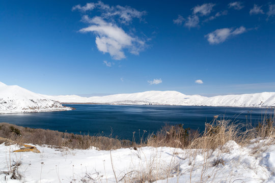 Highland Lake Sevan in Armenia