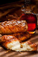 Pastry with vanilla cream