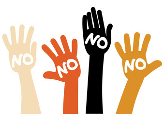 Symbol vote - raised his hands with the words 