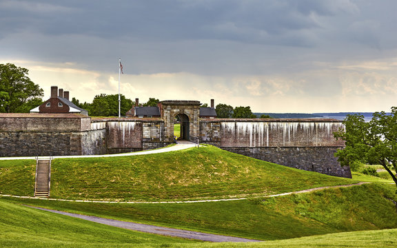 Fort Washington National Park,Military fort established in the 1800's to protect Washington DC situated on the coastline of the Potomac River 