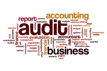 Audit word cloud concept
