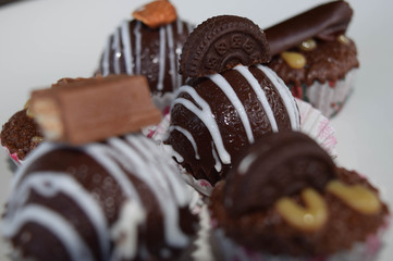 dark chocolate and milk