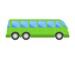 Bus flat icon . Vector design.