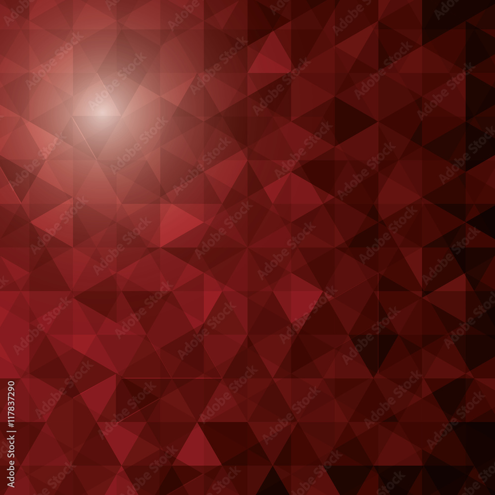 Poster flat design abstract polygon pattern icon vector illustration
