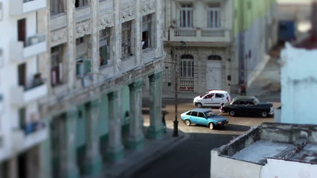 A street scene in havana cuba