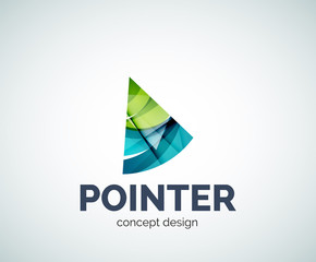 Arrow pointer logo business branding icon
