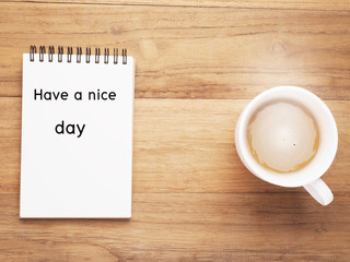 Have a nice day on paper.