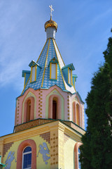 Fototapeta na wymiar Paraskeva Church. Russian eclecticism architecture