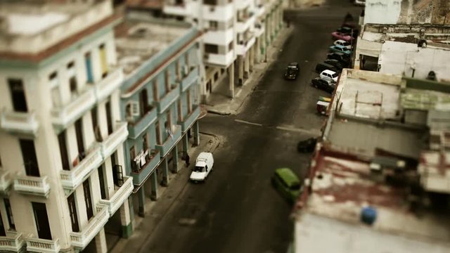 A street scene in havana cuba