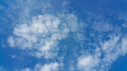 Obraz premium Blue sky with cloud.