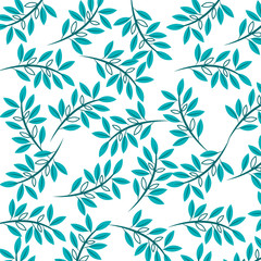 leafs floral nature icon