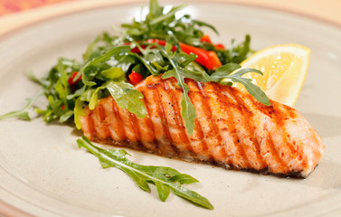 grilled salmon