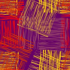 Squares of brush lines