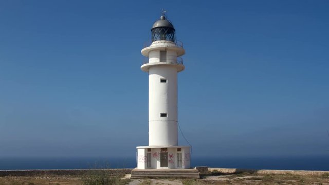 Es Cap de Barbaria lighthouse in formentera