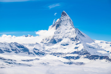 Matterhorn-Gipfel am Gornergrat, Schweiz