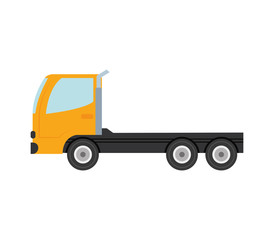 truck transportation delivery shipping icon. Isolated and flat illustration. Vector graphic
